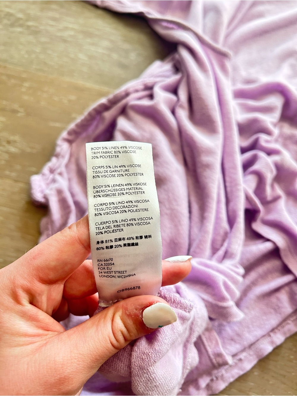 Free People Lavender Short-Sleeve Swing Tunic - Picture 6 of 7